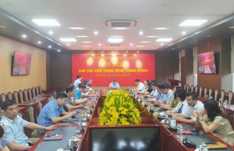 Hội nghị Báo cáo viên Trung ương tháng 5/2024